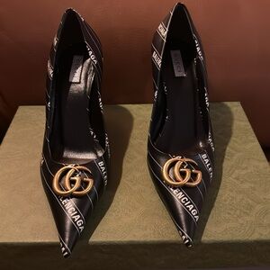Gucci Nappa Charlotte The Hacker Collection Pumps